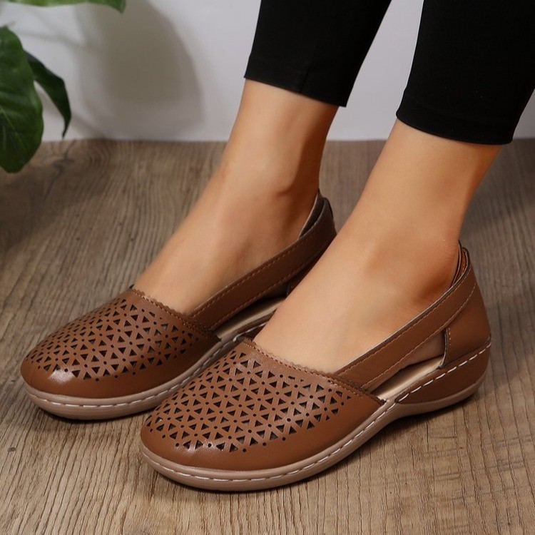 ⏰Promotion - 70% OFF🔥2025women orthopedic sandals breathable flat shoes - Proven Plantar Fasciitis, Foot and Heel Pain Relief