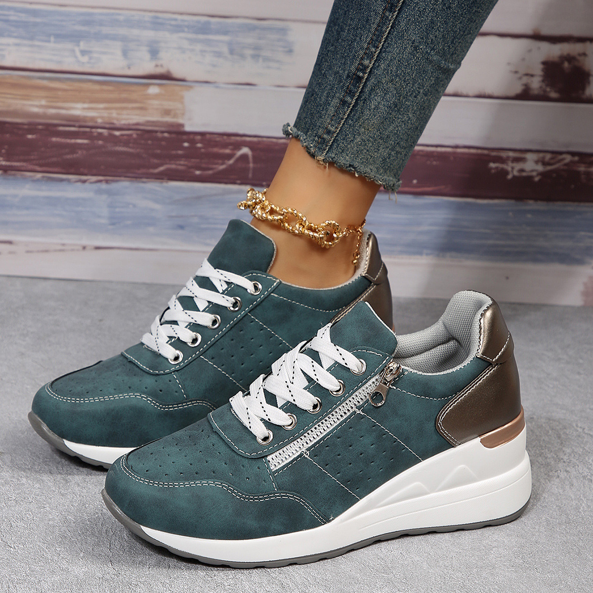 ⏰Promotion - 70% OFF🔥Womens Orthopedic Comfy Sneakers - Proven Plantar Fasciitis, Foot and Heel Pain Relief
