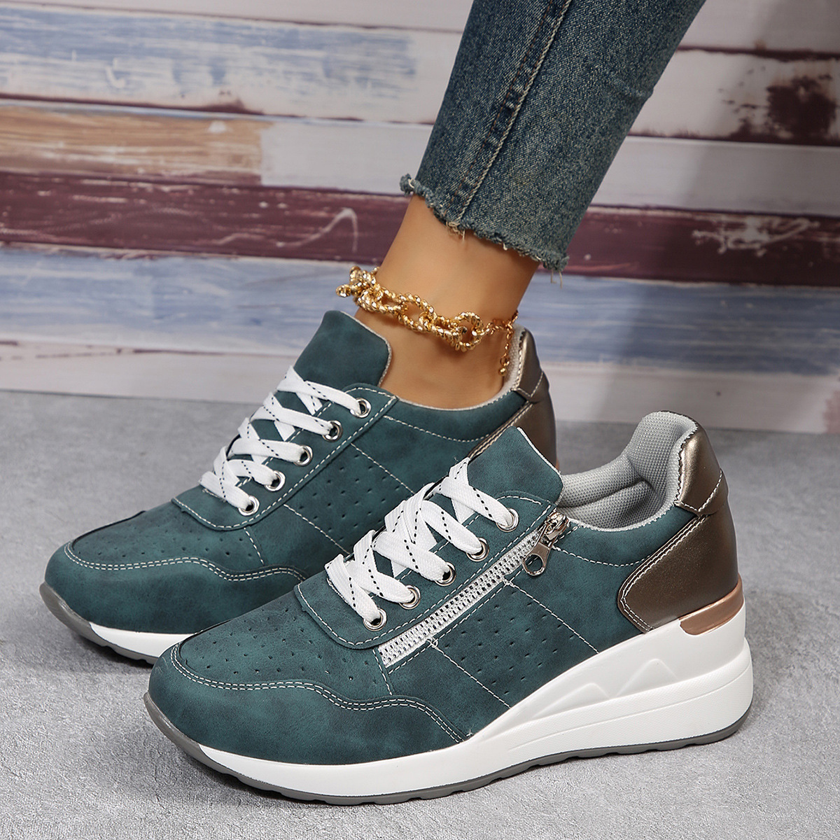 ⏰Promotion - 70% OFF🔥Womens Orthopedic Comfy Sneakers - Proven Plantar Fasciitis, Foot and Heel Pain Relief