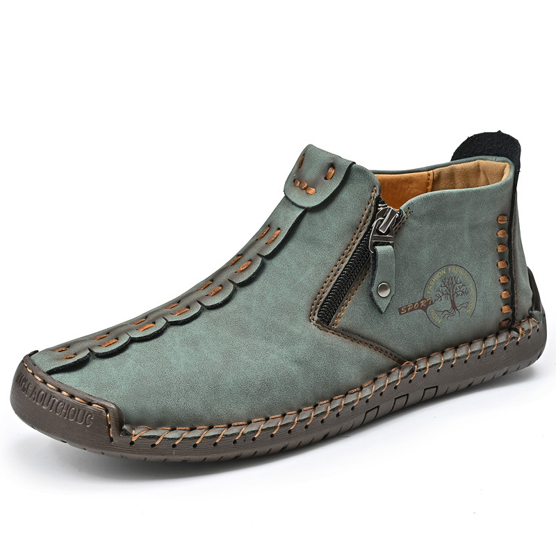 ⏰Promotion - 70% OFF🔥Women's Casual Fashion Non-slip Leather Medieval Slip-on Boots - Proven Plantar Fasciitis, Foot and Heel Pain Relief