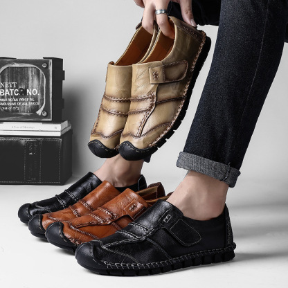 🔥Last Day Promotion 70% OFF 🎁 Men's Good Arch Support & Non-slip Outdoor Breathable Walking Shoes - loafer013