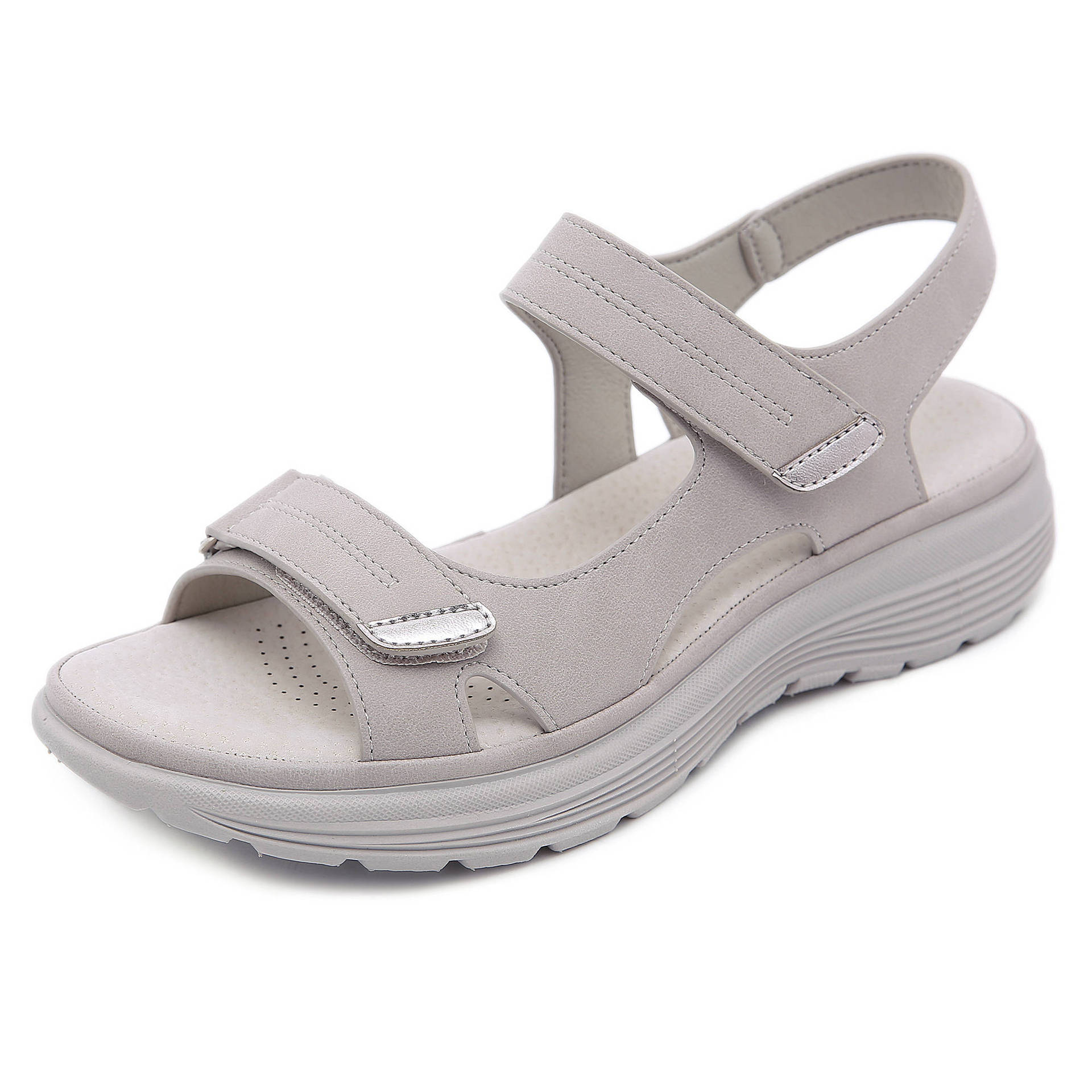🌸🎉Spring Sale 50% OFF✨⏳Women's Cloud Premium Leather  Sandals - Conforms To The Human Body And Reduces Foot Pressure