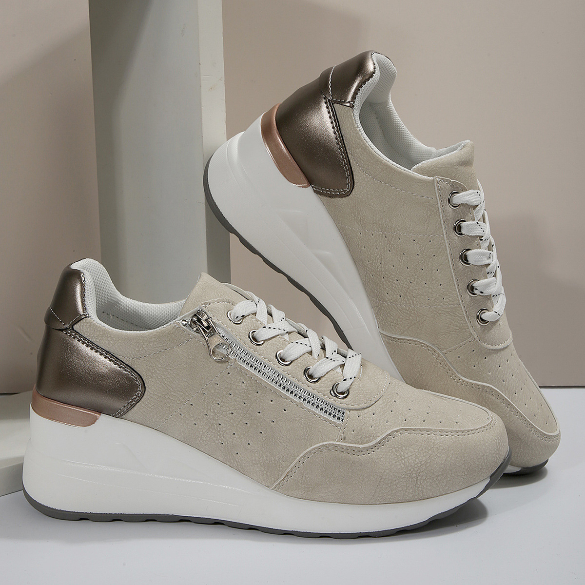 ⏰Promotion - 70% OFF🔥Womens Orthopedic Comfy Sneakers - Proven Plantar Fasciitis, Foot and Heel Pain Relief