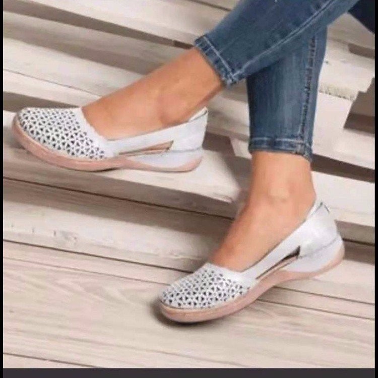 ⏰Promotion - 70% OFF🔥2025women orthopedic sandals breathable flat shoes - Proven Plantar Fasciitis, Foot and Heel Pain Relief