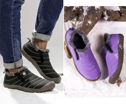 ⏰Promotion - 70% OFF🔥Women's Waterproof Warm Plush Lined Outdoor Snow Ankle Boots - Improve Posture and Get Rid of Painless Walking and Standing