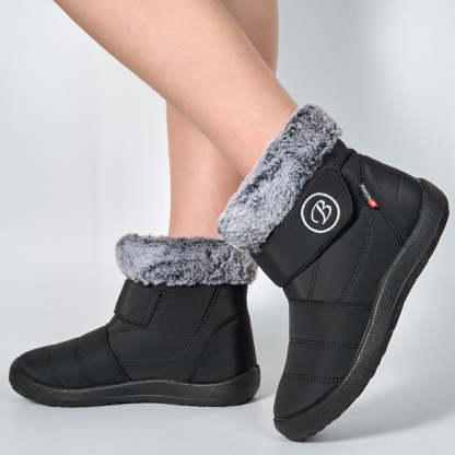 🔥Limited Time Offer 70% OFF🔥Women's Casual Fur-lined Hook-Loop Snow Boots - Proven Plantar Fasciitis, Foot and Heel Pain Relief