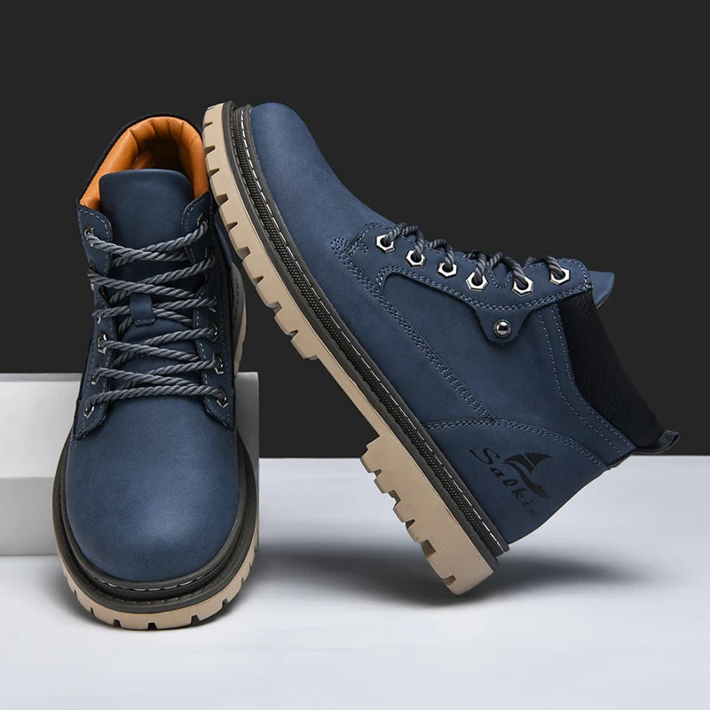 🔥Limited Time Offer 70% OFF🔥Trek Leather Boots - With Arch Support To Relieve Foot Pain