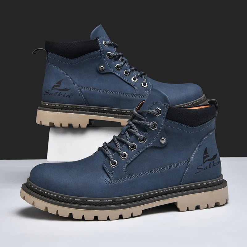 🔥Limited Time Offer 70% OFF🔥Trek Leather Boots - With Arch Support To Relieve Foot Pain