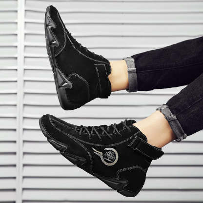 ⏰Promotion - 70% OFF🔥Suede Winter Ankle Boots For Men Leisure Orthopedic Shoes - Proven Plantar Fasciitis, Foot and Heel Pain Relief