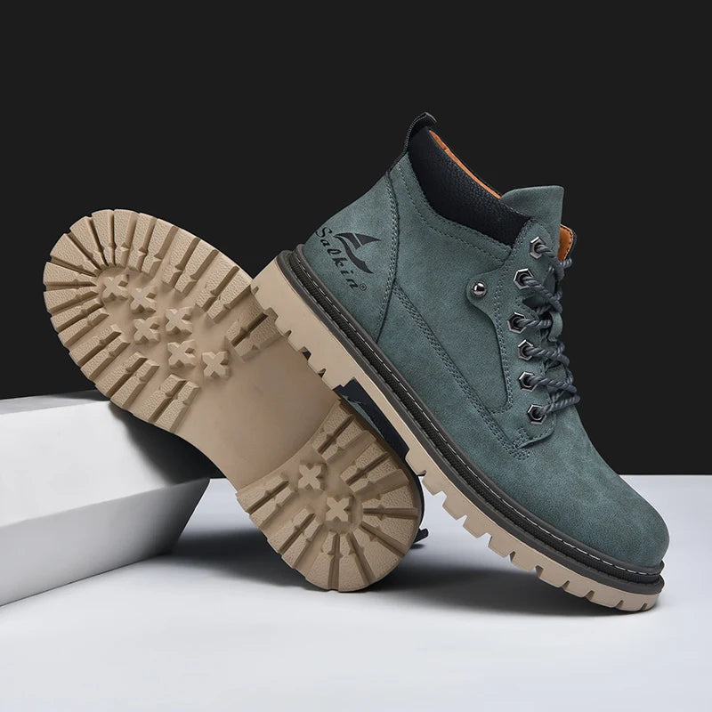 🔥Limited Time Offer 70% OFF🔥Trek Leather Boots - With Arch Support To Relieve Foot Pain