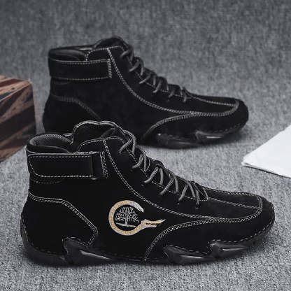 ⏰Promotion - 70% OFF🔥Suede Winter Ankle Boots For Men Leisure Orthopedic Shoes - Proven Plantar Fasciitis, Foot and Heel Pain Relief