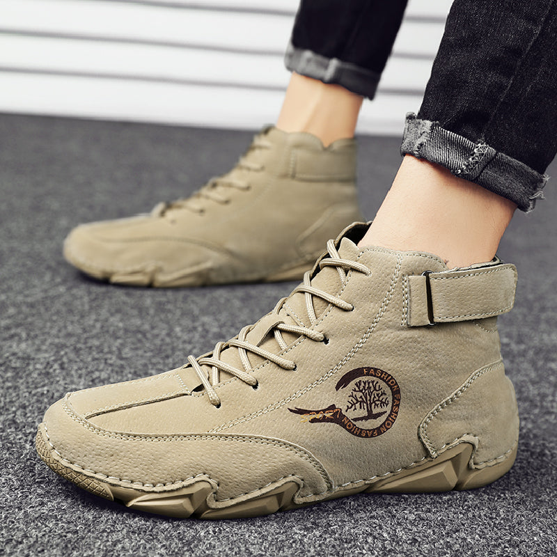 ⏰Promotion - 70% OFF🔥Suede Winter Ankle Boots For Men Leisure Orthopedic Shoes - Proven Plantar Fasciitis, Foot and Heel Pain Relief