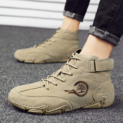 ⏰Promotion - 70% OFF🔥Suede Winter Ankle Boots For Men Leisure Orthopedic Shoes - Proven Plantar Fasciitis, Foot and Heel Pain Relief