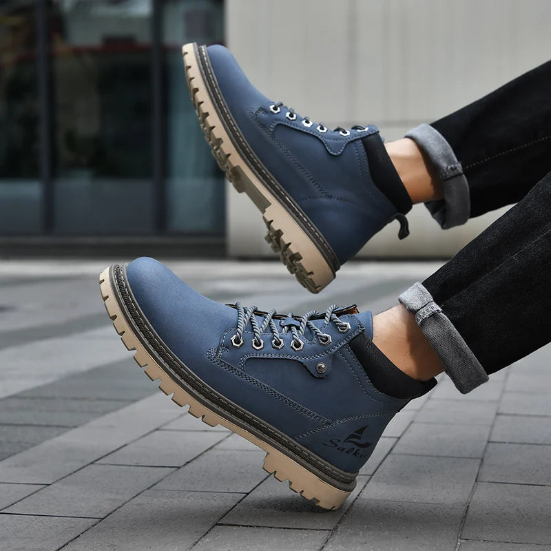 🔥Limited Time Offer 70% OFF🔥Trek Leather Boots - With Arch Support To Relieve Foot Pain