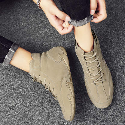 ⏰Promotion - 70% OFF🔥Suede Winter Ankle Boots For Men Leisure Orthopedic Shoes - Proven Plantar Fasciitis, Foot and Heel Pain Relief
