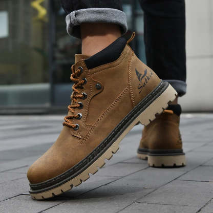 🔥Limited Time Offer 70% OFF🔥Trek Leather Boots - With Arch Support To Relieve Foot Pain