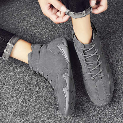 ⏰Promotion - 70% OFF🔥Suede Winter Ankle Boots For Men Leisure Orthopedic Shoes - Proven Plantar Fasciitis, Foot and Heel Pain Relief