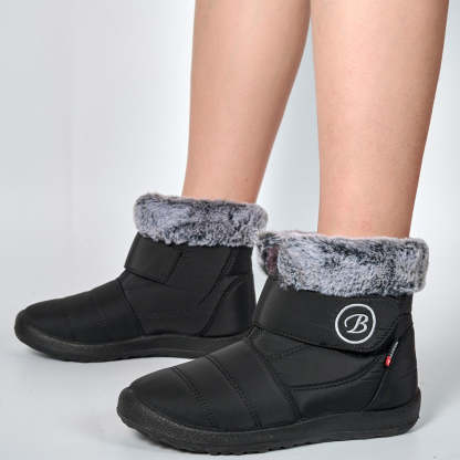 🔥Limited Time Offer 70% OFF🔥Women's Casual Fur-lined Hook-Loop Snow Boots - Proven Plantar Fasciitis, Foot and Heel Pain Relief
