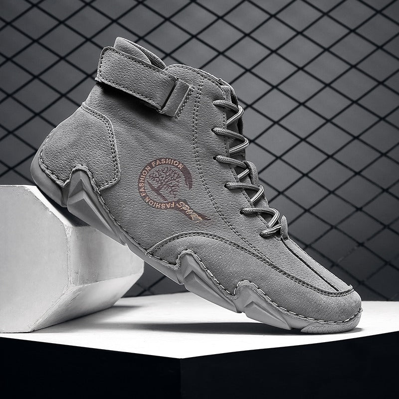⏰Promotion - 70% OFF🔥Suede Winter Ankle Boots For Men Leisure Orthopedic Shoes - Proven Plantar Fasciitis, Foot and Heel Pain Relief