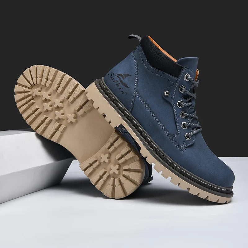 🔥Limited Time Offer 70% OFF🔥Trek Leather Boots - With Arch Support To Relieve Foot Pain