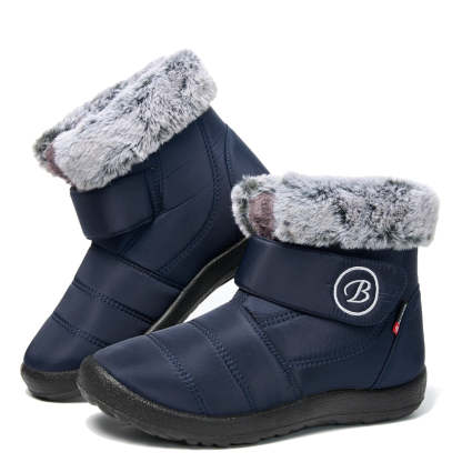🔥Limited Time Offer 70% OFF🔥Women's Casual Fur-lined Hook-Loop Snow Boots - Proven Plantar Fasciitis, Foot and Heel Pain Relief