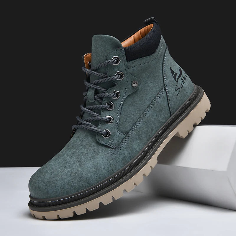 🔥Limited Time Offer 70% OFF🔥Trek Leather Boots - With Arch Support To Relieve Foot Pain