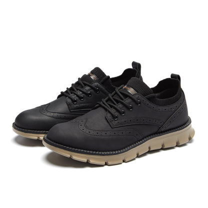 ⏰Promotion - 70% OFF🔥Men's  British Brock Orthopedic Leather Shoes - Proven Plantar Fasciitis, Foot and Heel Pain Relief