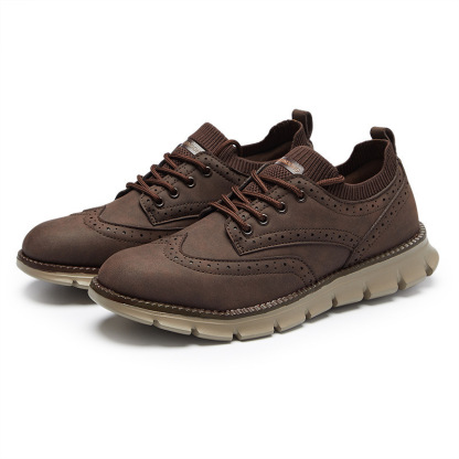 ⏰Promotion - 70% OFF🔥Men's  British Brock Orthopedic Leather Shoes - Proven Plantar Fasciitis, Foot and Heel Pain Relief