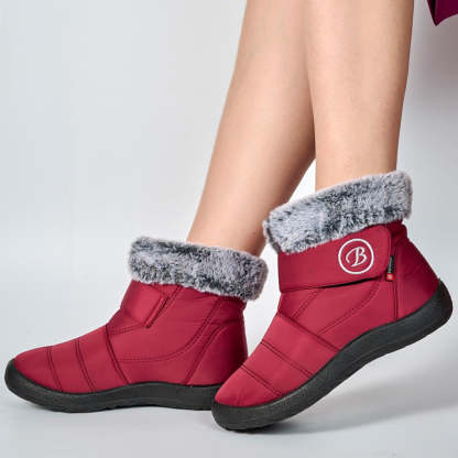 🔥Limited Time Offer 70% OFF🔥Women's Casual Fur-lined Hook-Loop Snow Boots - Proven Plantar Fasciitis, Foot and Heel Pain Relief