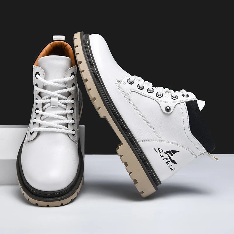 🔥Limited Time Offer 70% OFF🔥Trek Leather Boots - With Arch Support To Relieve Foot Pain