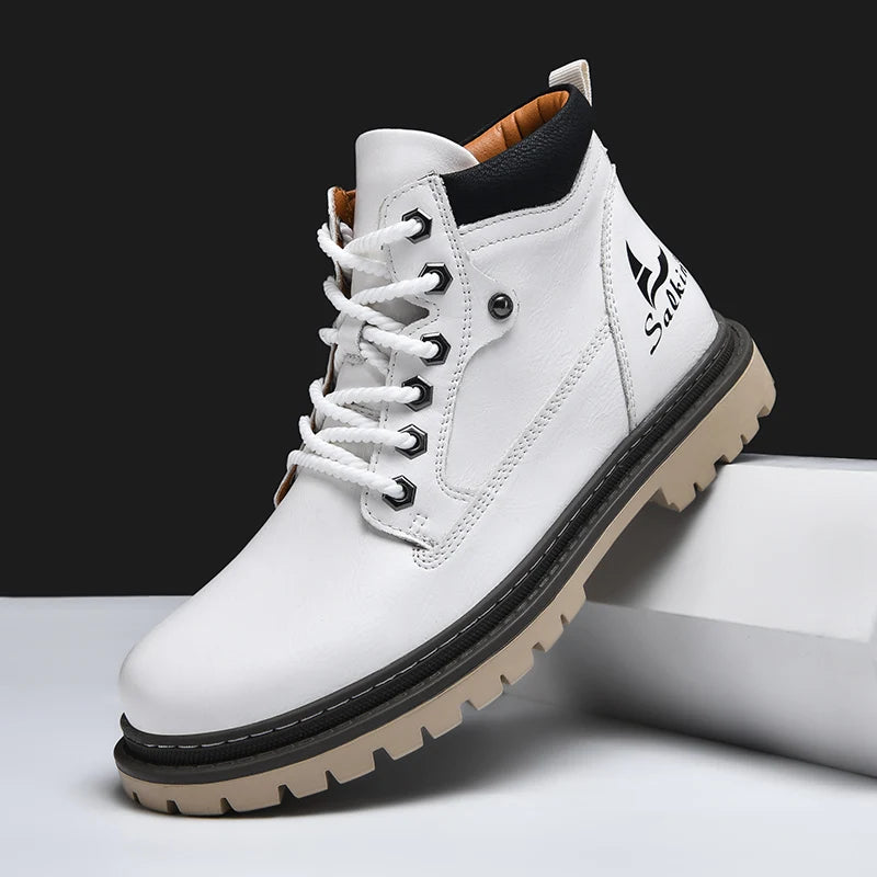 🔥Limited Time Offer 70% OFF🔥Trek Leather Boots - With Arch Support To Relieve Foot Pain