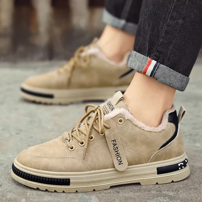 🔥LAST DAY 70% OFF🔥 - Winter Cotton Mans Work Safety Boots Men’s Tooling Boot Outdoor Keep Warm Walking Driving Fashion Casual Shoes Wear-resistant