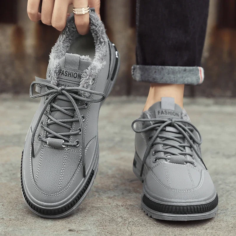 🔥LAST DAY 70% OFF🔥 - Winter Cotton Mans Work Safety Boots Men’s Tooling Boot Outdoor Keep Warm Walking Driving Fashion Casual Shoes Wear-resistant