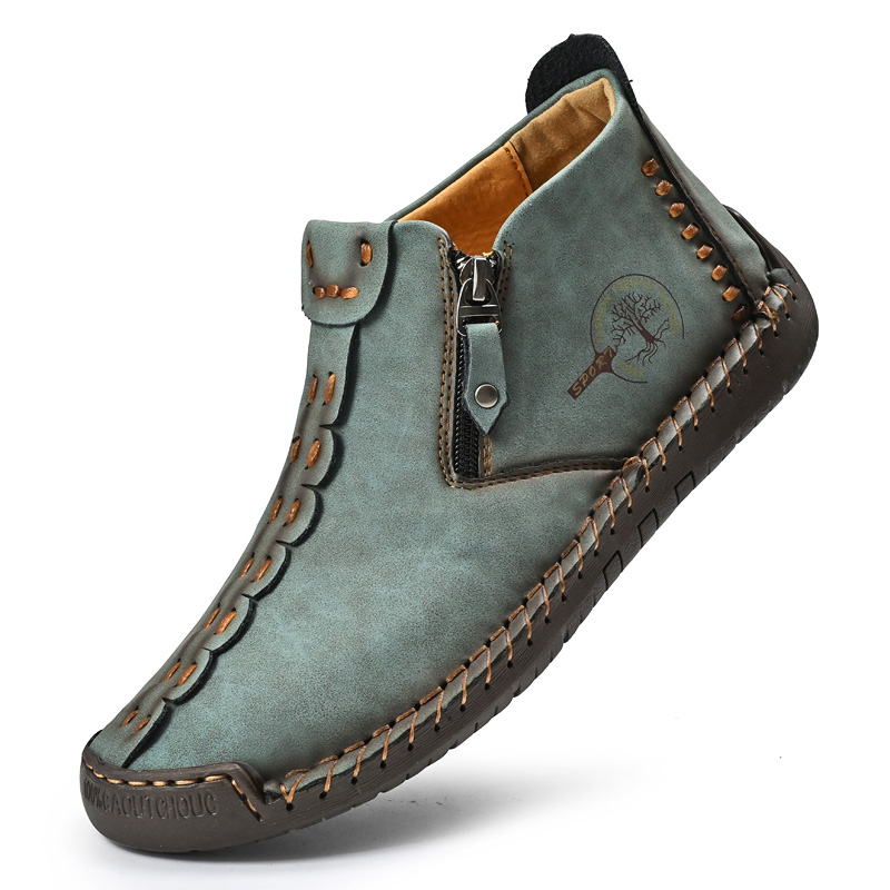 ⏰Promotion - 70% OFF🔥Women's Casual Fashion Non-slip Leather Medieval Slip-on Boots - Proven Plantar Fasciitis, Foot and Heel Pain Relief
