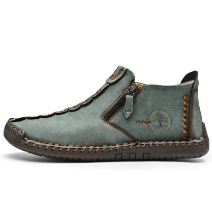 ⏰Promotion - 70% OFF🔥Women's Casual Fashion Non-slip Leather Medieval Slip-on Boots - Proven Plantar Fasciitis, Foot and Heel Pain Relief