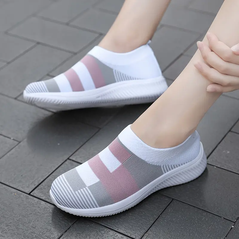 🔥Last Day Promotion 70% OFF⏰Women's Colorblock Comfortable & Breathable Slip On Sports Orthopedic Shoes