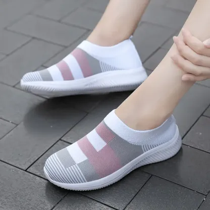 🔥Last Day Promotion 70% OFF⏰Women's Colorblock Comfortable & Breathable Slip On Sports Orthopedic Shoes
