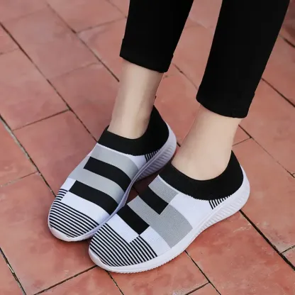 🔥Last Day Promotion 70% OFF⏰Women's Colorblock Comfortable & Breathable Slip On Sports Orthopedic Shoes