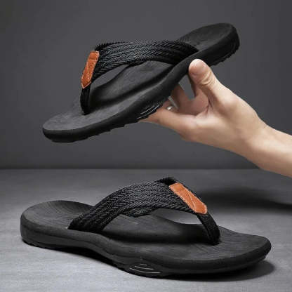 Orthopedic Sandals Men Wide Width Comfy Flat Sporty Flip-flops Trendy Summer