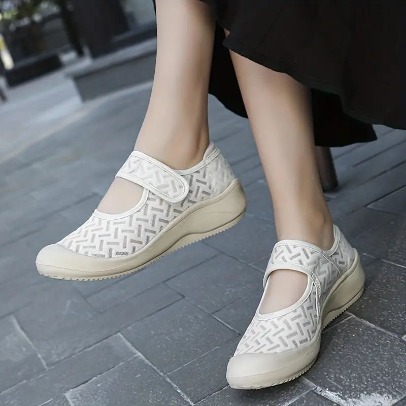 🔥Limited Time Offer 70% OFF🔥 Women's Velcro Mesh Orthopedic Casual Shoes - Proven Plantar Fasciitis, Foot and Heel Pain Relief