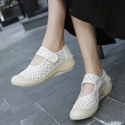 🔥Limited Time Offer 70% OFF🔥 Women's Velcro Mesh Orthopedic Casual Shoes - Proven Plantar Fasciitis, Foot and Heel Pain Relief