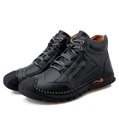 (🎅🎁CHRISTMAS SALE - 70% OFF)-Stitched Hand-Sewn Cowhide Medical Shoes - Increase Muscle Relaxation