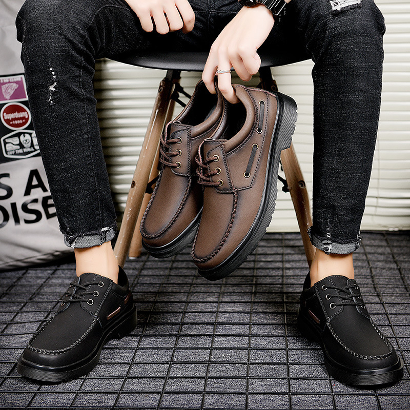 ⏰Big Sale Up To 70%🔥 Men's Lightweight Comfortable Loafers Office Casual Leather Shoes