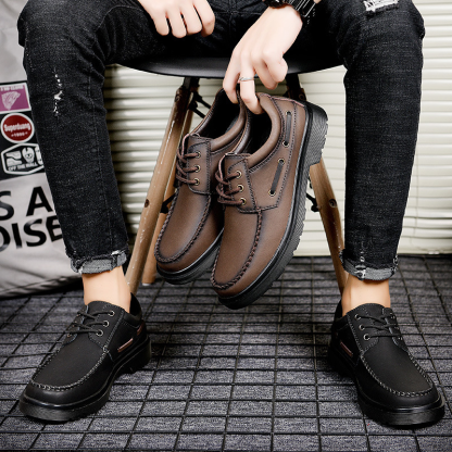 ⏰Big Sale Up To 70%🔥 Men's Lightweight Comfortable Loafers Office Casual Leather Shoes