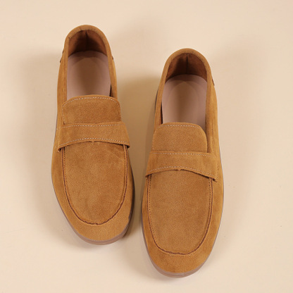 🔥Last Day Promotion 70% OFF ⏰2025 New Suede Slip On Comfortable Orthopedic Loafers - Proven Plantar Fasciitis, Foot and Heel Pain Relief
