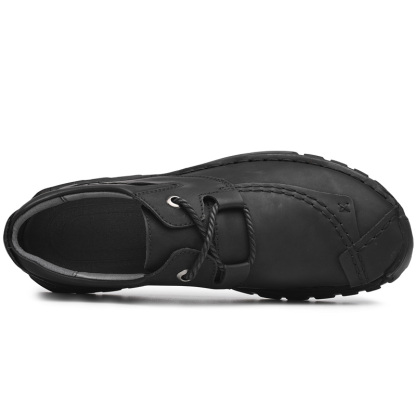 ⏰Promotion - 70% OFF🔥Men‘s Genuine Leather Orthopedic Walking Shoes - Podiatrist Approved Style Recommended
