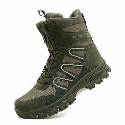 Men's Outdoor Tactical Hiking Boots Non-Slip Breathable Work Boots