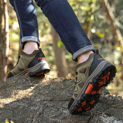 ⏰Limited Time 50% Discount off ⏰Men's Waterproof Breathable Lightweight Orthopedic Hiking Shoes for Plantar Fasciitis (Medical Certification)