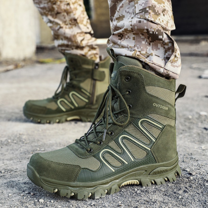 Men's Outdoor Tactical Hiking Boots Non-Slip Breathable Work Boots