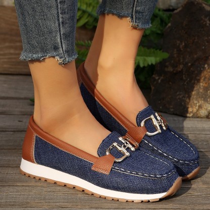 🔥Last Day Promotion 70% OFF - Women Comfortable Chain Decor Casual Orthopedic Walking Shoes - Proven Plantar Fasciitis, Foot and Heel Pain Relief